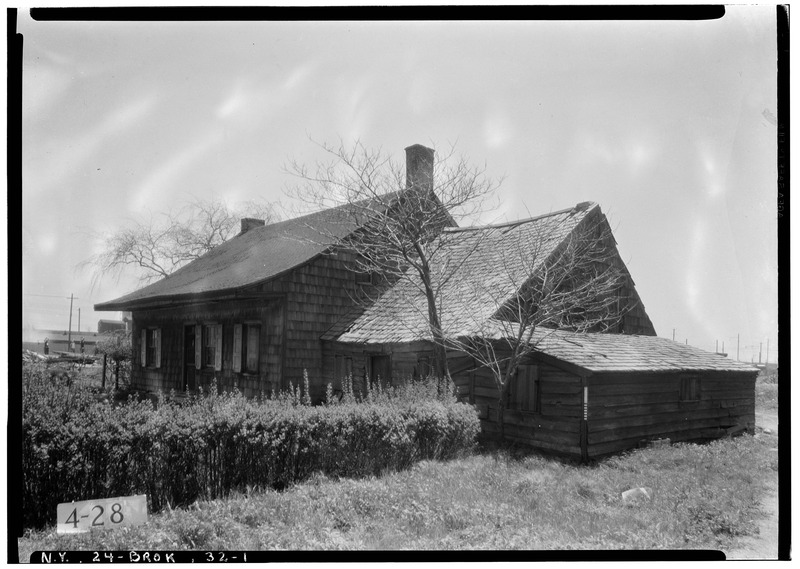 Wyckoff Farmhouse Museum in Brooklyn, NY in the early 1900s